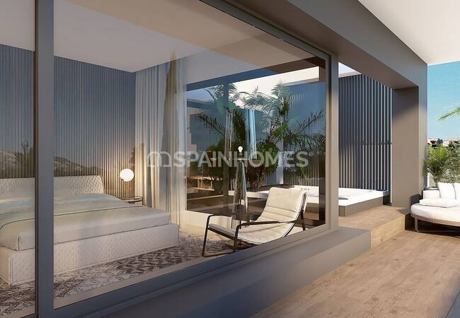 Algorfa İspanya'da Golf Sahasında Çağdaş Tasarımlı Villalar 11