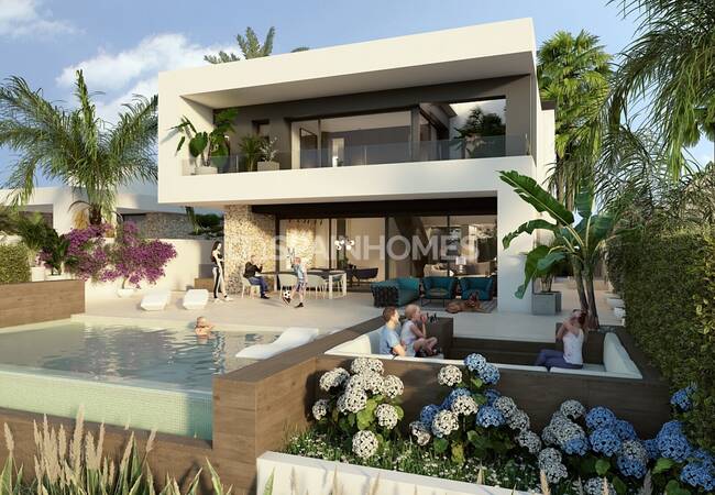 Algorfa İspanya'da Golf Sahasında Çağdaş Tasarımlı Villalar 3