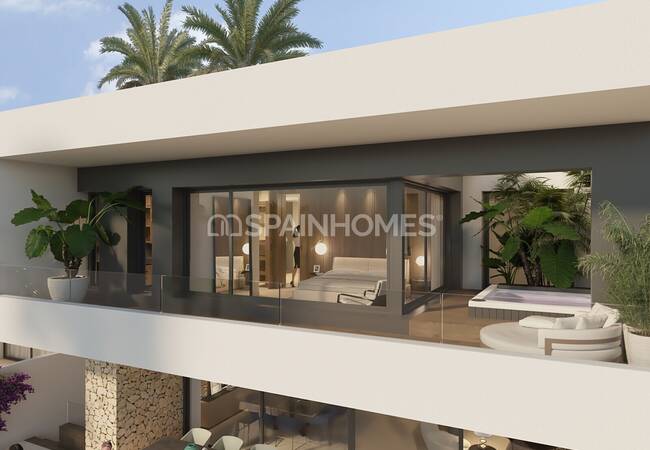 Algorfa İspanya'da Golf Sahasında Çağdaş Tasarımlı Villalar 6