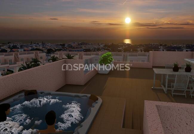 Maisons De Ville Modernes En Complexe Près De Plage Sur Costa Blanca 11