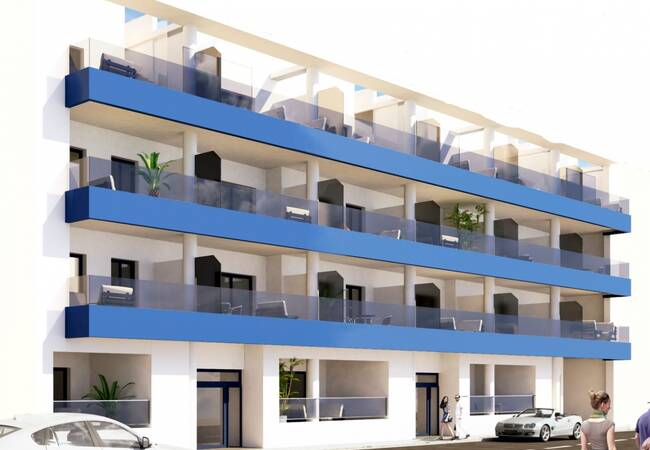 South Facing Properties in a Project with Pool in Torrevieja 1