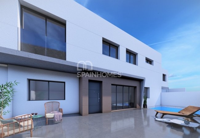 Stylish Townhouse with Swimming Pool in Pilar De La Horadada 1