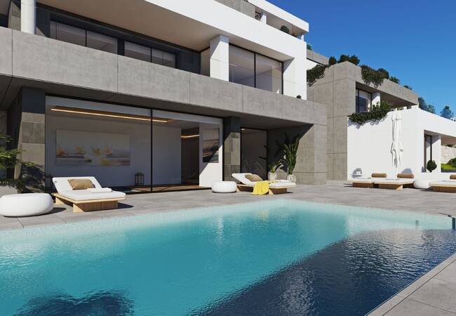 Modern Apartments with Sea View in Muntanya De La Sella