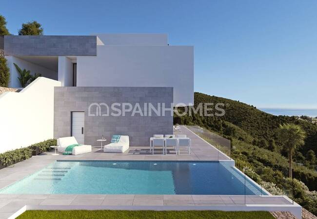 Luxe En Moderne Huis Met Zeezicht In Altea Costa Blanca