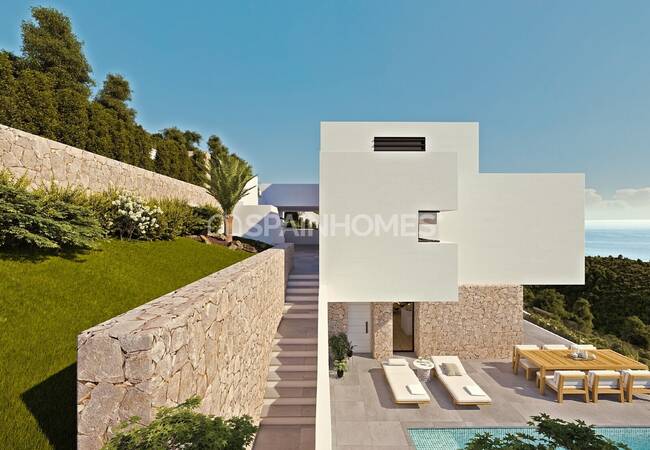 Altea Costa Blanca'da Muhteşem Deniz Manzaralı Satılık Villa 1