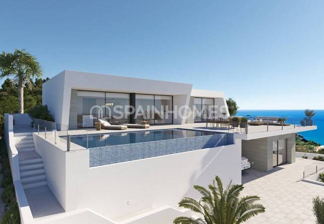 Villa Contemporánea Con Piscina Infinita En Alicante 1