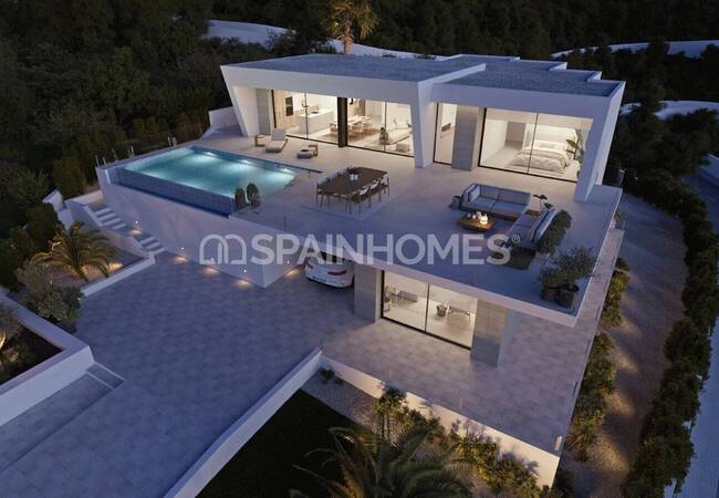 Villa Contemporánea Con Piscina Infinita En Alicante 5