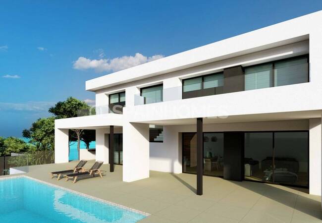 Villa Con Vistas Al Mar En Un Complejo En La Costa Blanca 4