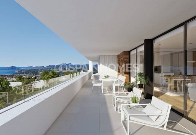 Modern Villa Med Havsutsikt Och Privat Pool På Costa Blanca