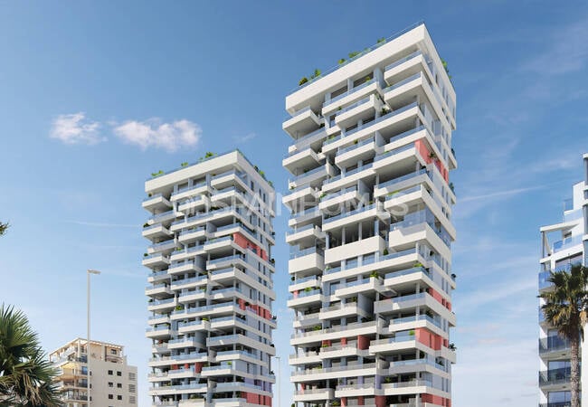 Neue Wohnungen In Einem Komplex Mit Großem Bereich In Calpe