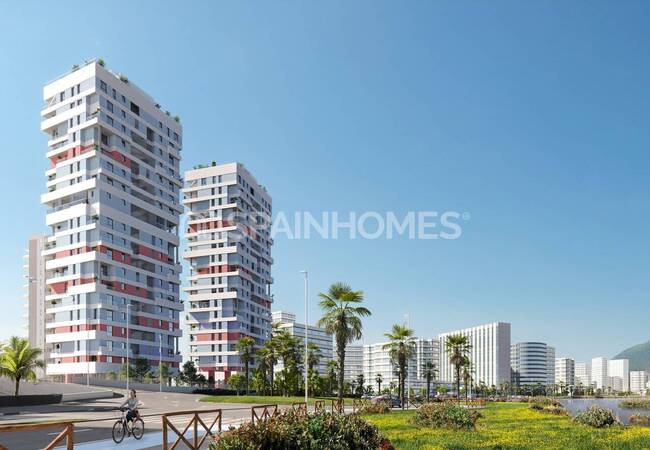 Neue Wohnungen In Einem Komplex Mit Großem Bereich In Calpe 1