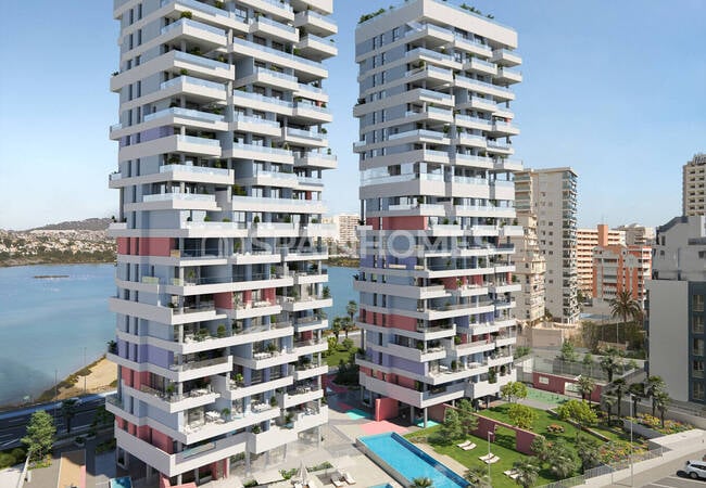 Neue Wohnungen In Einem Komplex Mit Großem Bereich In Calpe 3