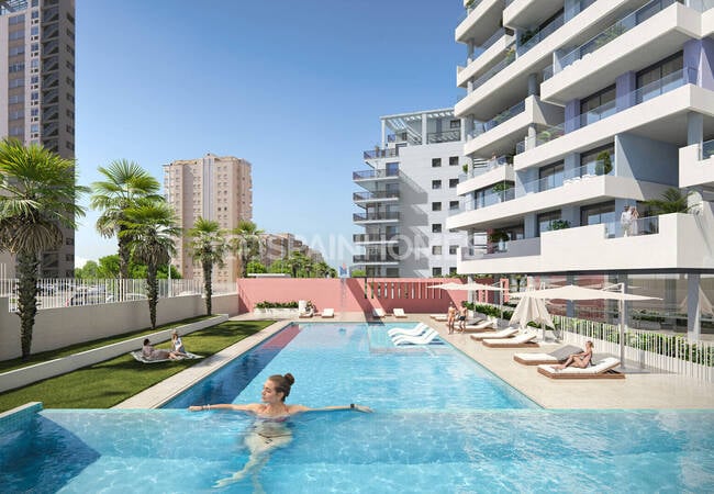 Neue Wohnungen In Einem Komplex Mit Großem Bereich In Calpe 5