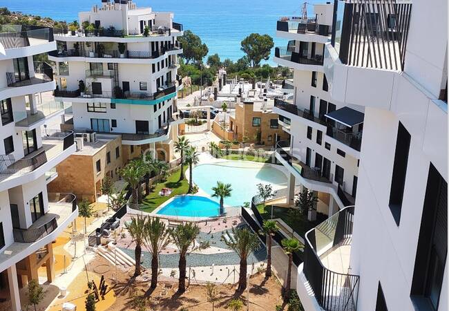 La Vila Joiosa'da Havuzlu Sitede Deniz Manzaralı Daireler 5