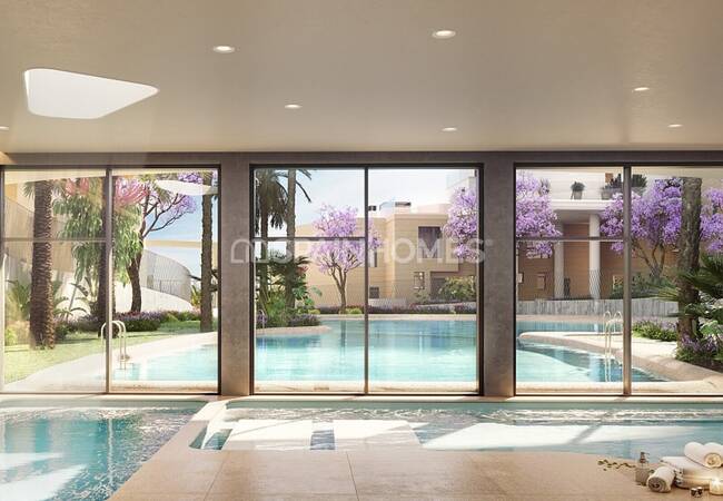 La Vila Joiosa'da Havuzlu Sitede Deniz Manzaralı Daireler 6