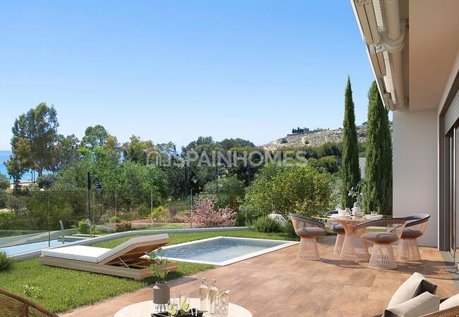 La Vila Joiosa'da Havuzlu Sitede Deniz Manzaralı Daireler 7