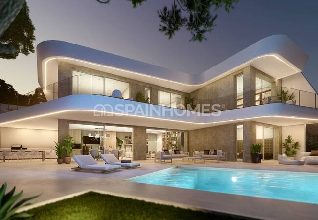 Moraira'da Eşsiz Deniz Manzaralı ve Lüks Tasarımlı Villa 1