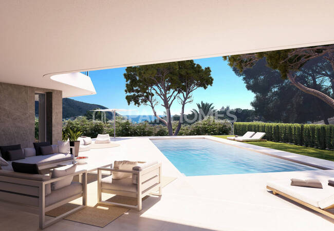 Moraira'da Eşsiz Deniz Manzaralı ve Lüks Tasarımlı Villa 2
