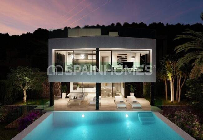 Villa Independiente Bien Ubicada En Venta En Calpe Costa Blanca 4