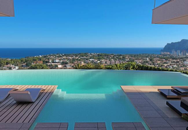 Luxe Villa with Modern Design in Exclusive Location in Calpe