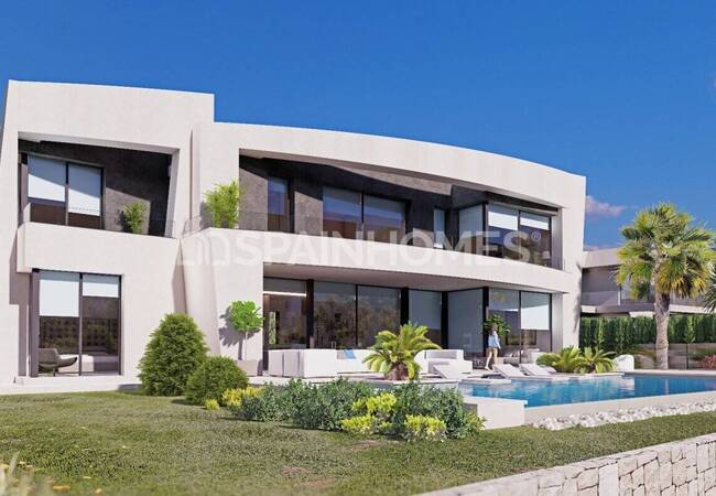 Huis Met Uitzicht Op Zee Naast Het Strand In Calpe Alicante