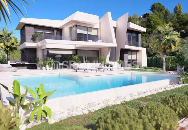 Stor Stilfull Villa Med Havsutsikt I Alicante, Costa Blanca
