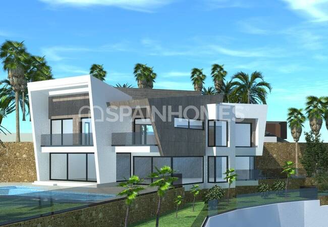 Calpe, İspanya'da Satılık Deniz Manzaralı Villa 3
