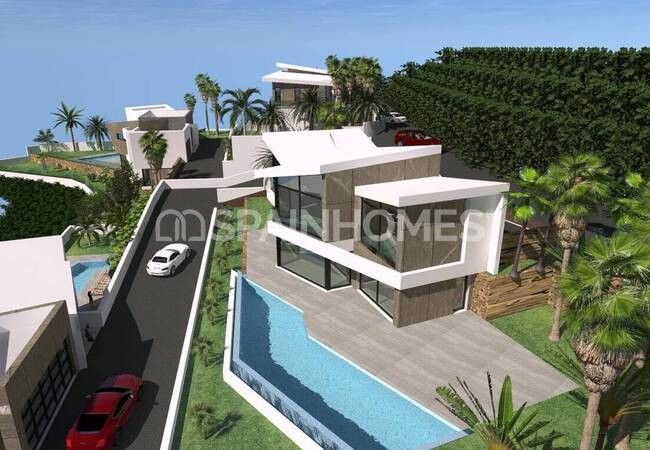 Calpe, İspanya'da Satılık Deniz Manzaralı Villa 2