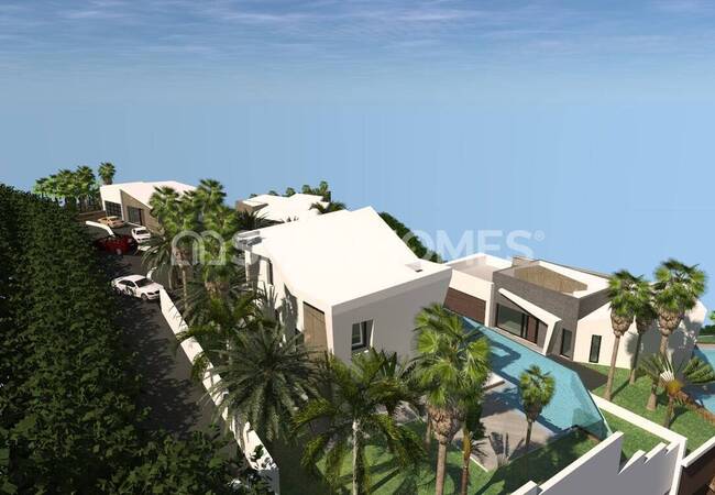 Calpe, İspanya'da Satılık Deniz Manzaralı Villa 1