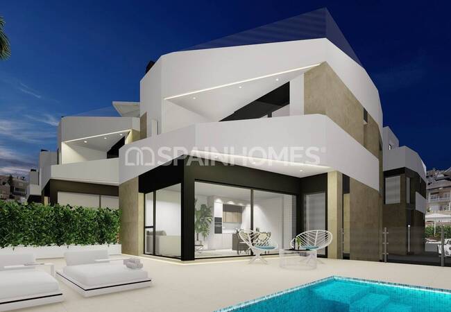 Villas with Private Pool and Parking in La Florida, Costa Blanca