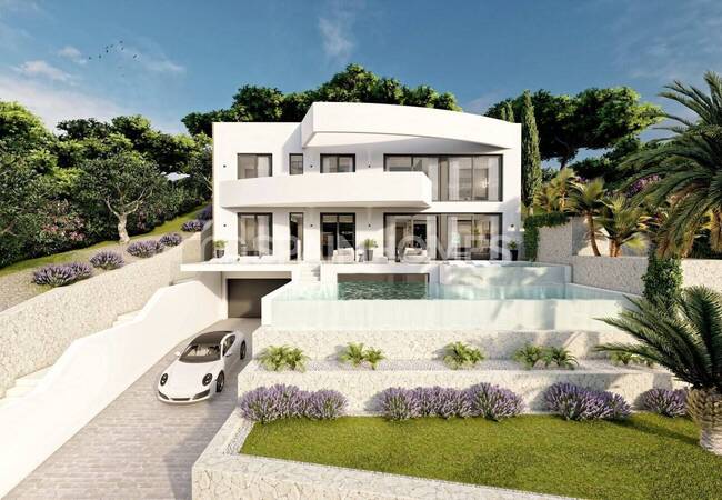 Fristående Villa Nära Stranden I Altea Alicante 1