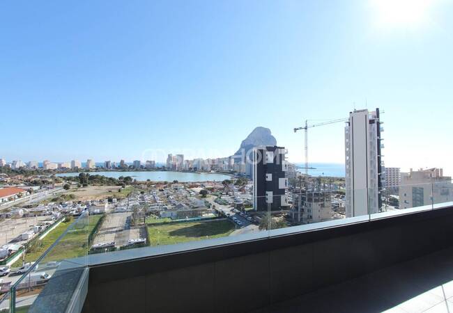 Alicante Calpe'de Sahile Yakın Deniz Manzaralı Daireler 6