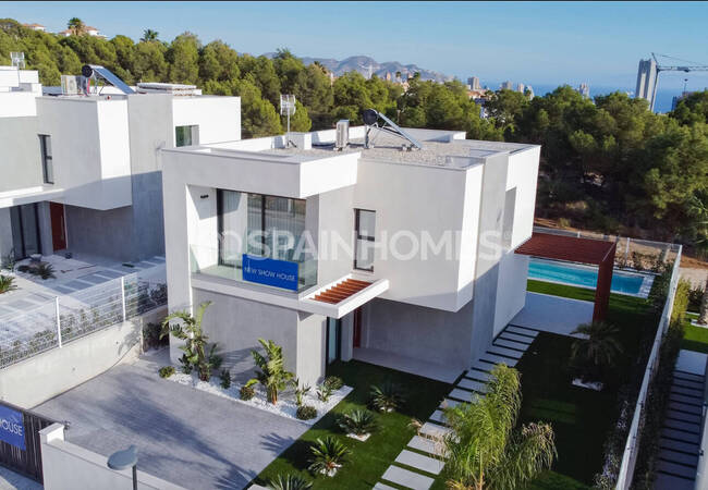Alicante Finestrat'ın Popüler Bölgesinde Deniz Manzaralı Villalar 3