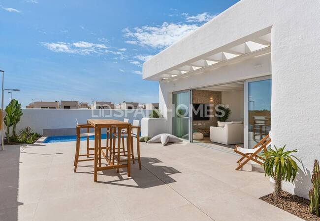 Виллы в Средиземноморском Стиле в Сан-Фульхенсио, Аликанте 2