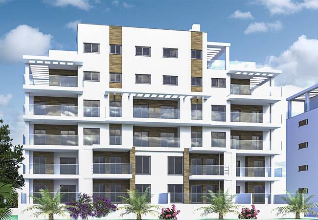 Apartments in a Complex with Communal Pool in Mil Palmeras