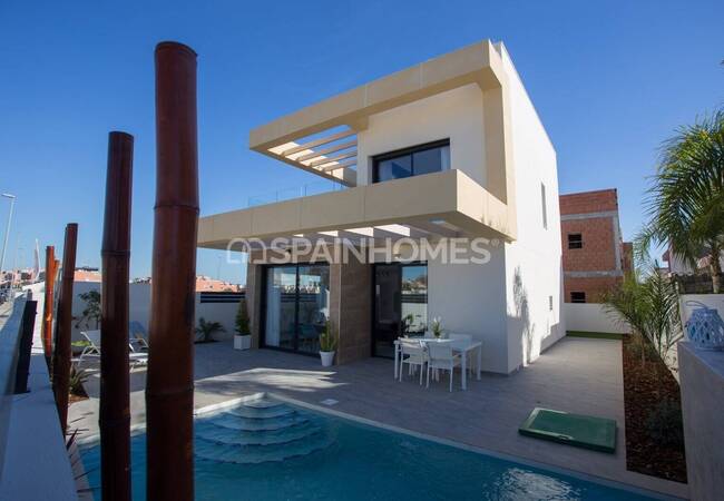 Villas Indépendantes Avec Solarium Sur Le Toit À Los Montesinos 4