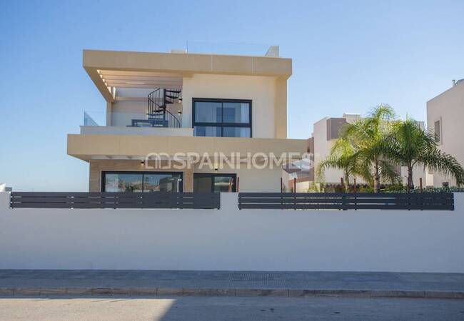 Villas Indépendantes Avec Solarium Sur Le Toit À Los Montesinos 6