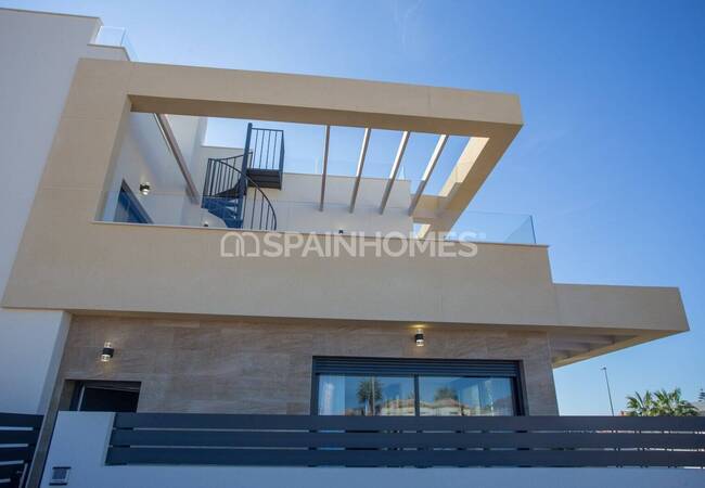 Villas Indépendantes Avec Solarium Sur Le Toit À Los Montesinos 7