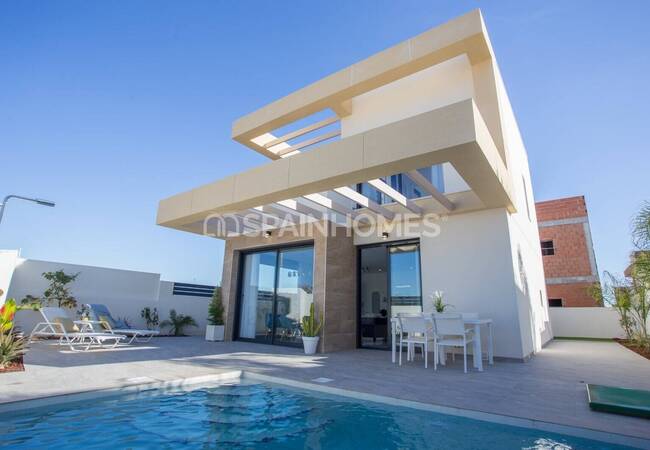 Villas Indépendantes Avec Solarium Sur Le Toit À Los Montesinos 1