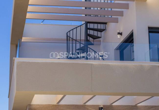 Villas Indépendantes Avec Solarium Sur Le Toit À Los Montesinos 22