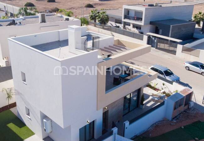 Villas Indépendantes Avec Solarium Sur Le Toit À Los Montesinos 12