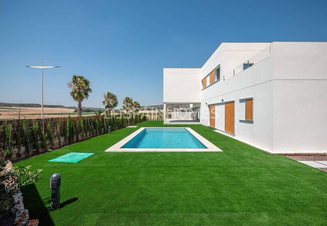 Luxueuses Villas De Golf Avec Piscine Privée À Algorfa Alicante
