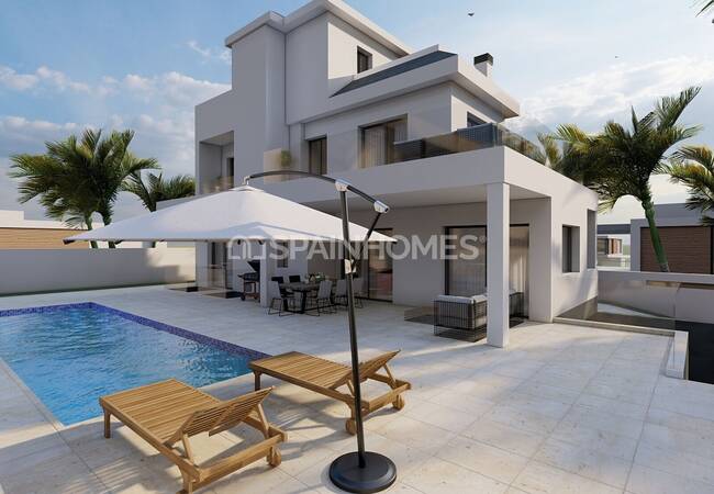 Rojales Ciudad Quesada'da Şık Tasarımlı Müstakil Villalar 2