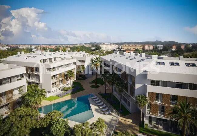 Javea Alicante'de Havuzlu Site İçerisinde Lüks Daireler