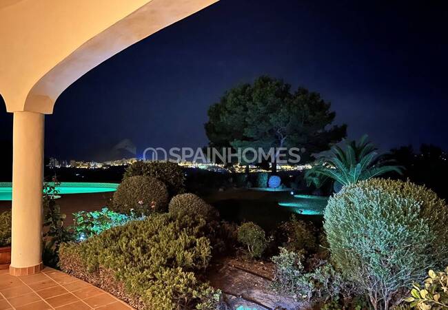 Maison Luxueuse Vue Panoramique Sur Mer Et Ville À Calpe 13
