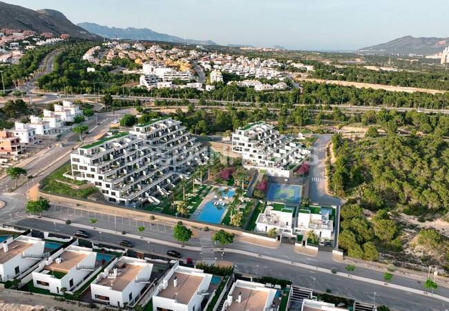 Finestrat'ta Plaja ve Benidorm Şehrine Yakın Şık Daireler 1