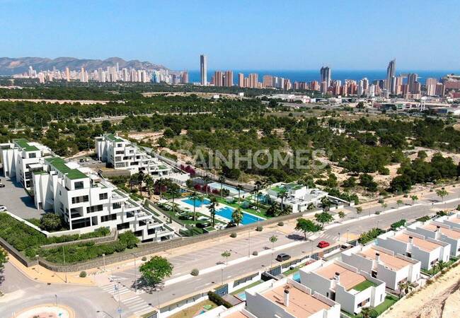 Finestrat'ta Plaja ve Benidorm Şehrine Yakın Şık Daireler 5