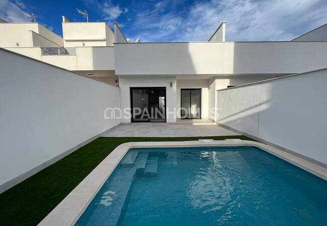 New Build Bungalows with Private Pool in Pilar De La Horadada