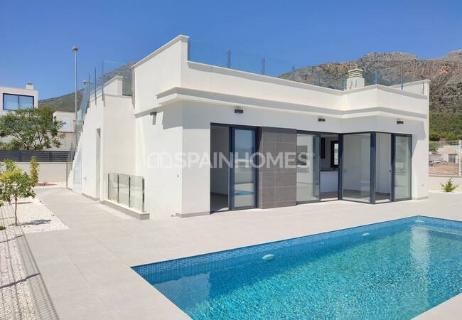 Chic Mediterranean Villas with Spacious Solariums in Polop
