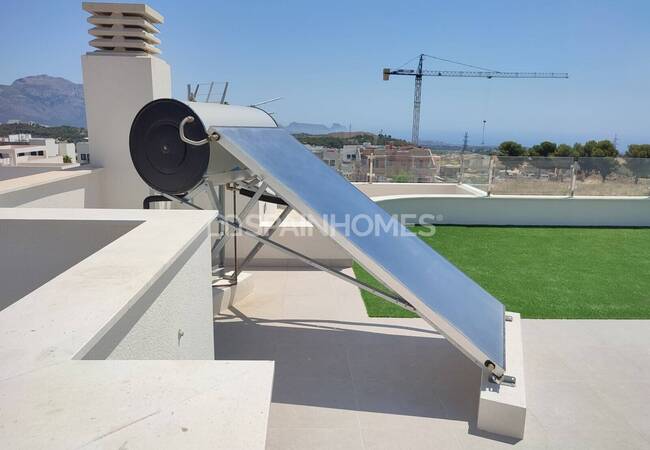 Polop'ta Geniş Teraslı Akdeniz Stilinde Şık Villalar 22